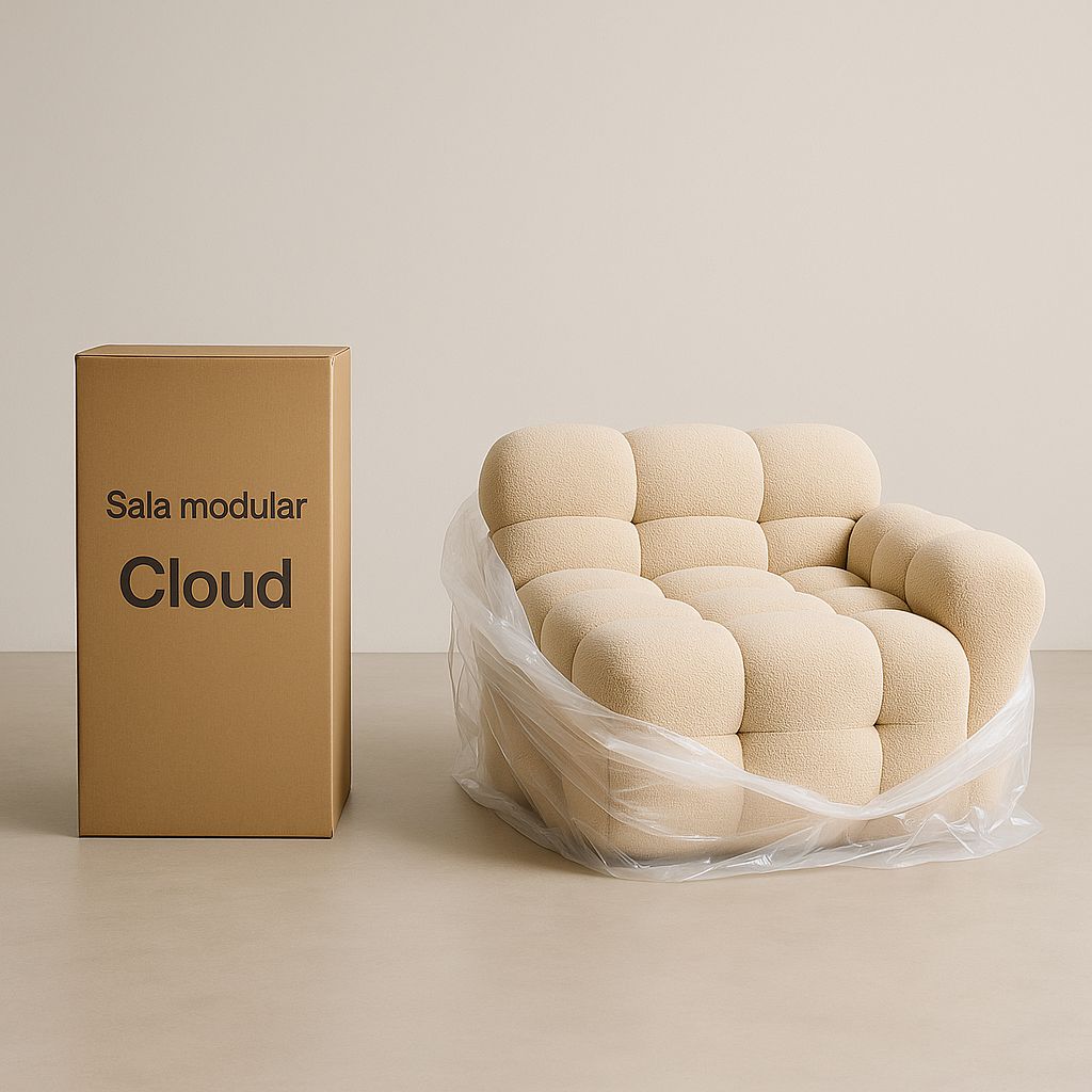 Sala modular 3pz Cloud.
